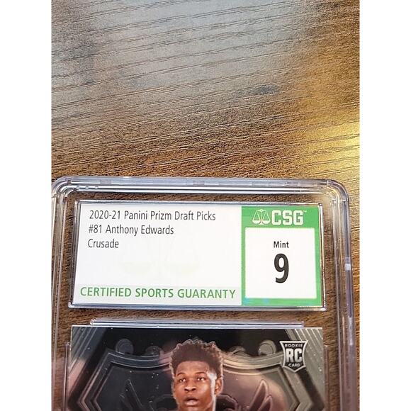 Anthony Edwards 2020-21 Panini Prizm Draft Picks #81 - Crusade Rookie Card - Picture 3 of 4
